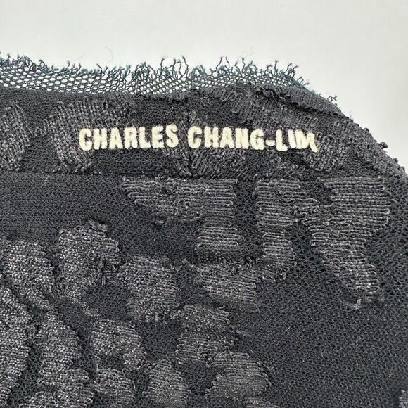Charles Chang-Lima Sequin Blazer Jacket Womens 0 Black Tie Evening Yacht Party - Picture 8 of 9